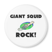 Giant Squid Rock magnets by AnimalShirts Giant Squid Rock magnets