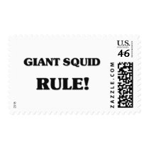 Giant Squid Rule postage by AnimalShirts Giant Squid Rule postage