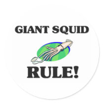GIANT SQUID Rule! stickers