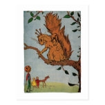 Giant Squirrel, Vintage Little Wizard of Oz Postcards