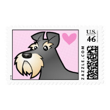 Giant/Standard/Miniature Schnauzer Love Stamp