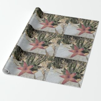 Giant Starfish Cactus Wrapping Paper