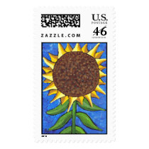 Giant Sunflower - stamp