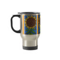 Giant Sunflower - travel mug by folkartblonde Giant Sunflower - travel mug