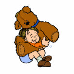 Giant Teddy Bear Hug Photo Cut Out