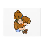 Giant Teddy Bear Hug Postcards