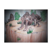 Giant wakes postcards