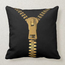Giant Zipper American MoJo Pillow