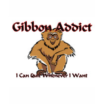 Gibbon Addict t-shirts