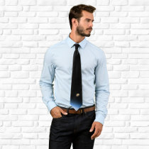 Gibbous Moon from Orbit Tie by annaleeblysse Gibbous Moon from Orbit Tie