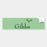Gibbs Family Irish Bumper Stickers