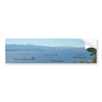Gibraltar Anchorage From Above Bumper Sticker