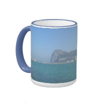 Gibraltar at Sea mugs