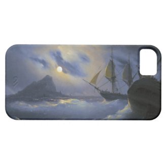 Gibraltar by Night Ivan Aivasovsky seascape waters iPhone 5 Case
