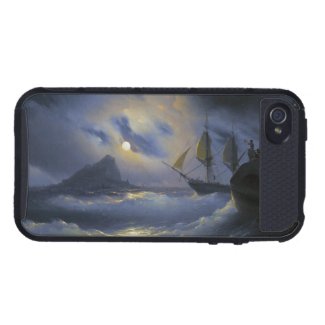 Gibraltar by Night Ivan Aivasovsky seascape waters iPhone 4/4S Cases