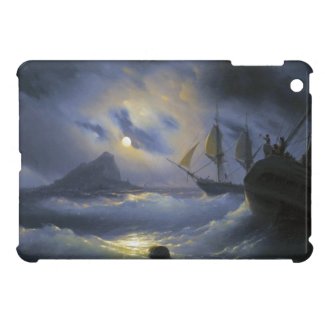 Gibraltar by Night Ivan Aivasovsky seascape waters Cover For The iPad Mini