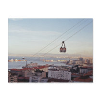 Gibraltar Cable Car Postcard
