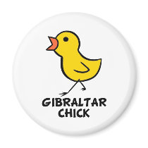 Gibraltar Chick Magnets