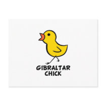 Gibraltar Chick postcards by chicktshirts8 Gibraltar Chick postcards