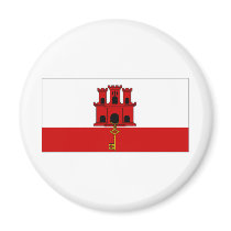 Gibraltar City Flag Magnets