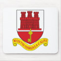 Gibraltar Coat of Arms Mousepad