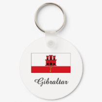 Gibraltar Flag Design keychains