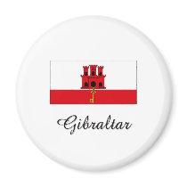 Gibraltar Flag Design magnets