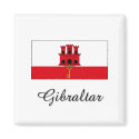 Gibraltar Flag Design magnets