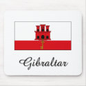 Gibraltar Flag Design mousepads