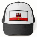 Gibraltar Flag hats by jacinto888 Gibraltar Flag hats