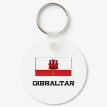Gibraltar Flag keychains