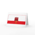 Gibraltar Flag (light) Greeting Card