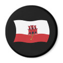 Gibraltar Flag Magnet by livingflags Gibraltar Flag Magnet