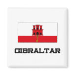 Gibraltar Flag Fridge Magnets