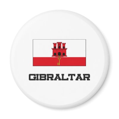 Gibraltar Flag Refrigerator Magnet by tshirtshirts