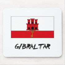 Gibraltar Flag mousepads
