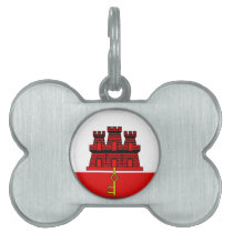 Gibraltar Flag Pet ID Tags