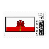 Gibraltar Flag postage by jacinto888 Gibraltar Flag postage