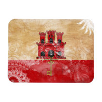 Gibraltar Flag Rectangle Magnet