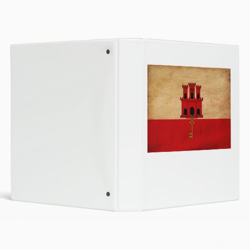 Gibraltar Flag Vinyl Binders
