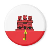 Gibraltar High quality Flag Refrigerator Magnet