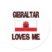 Gibraltar Loves Me stickers