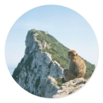 Gibraltar Monkey Tee stickers