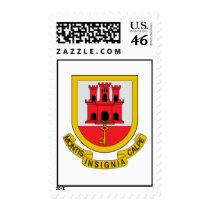 Gibraltar Official Coat Of Arms Heraldry Symbol postage by inquester Gibraltar Official Coat Of Arms Heraldry Symbol postage