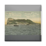 Gibraltar Rock From The Bay, Vintage Magnet