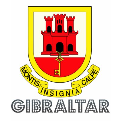 Gibraltarian Emblem Tee Shirt by FlagStore