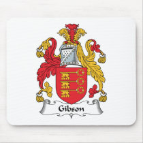 Gibson Family Crest mousepads
