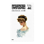 Gibson Girl in Blue postage
