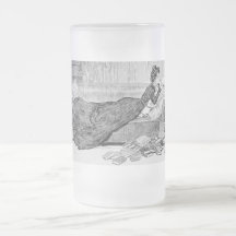 Gibson Girl Reading a Book Mug