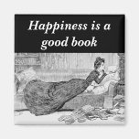 Gibson Girl Reading a Book Refrigerator Magnet